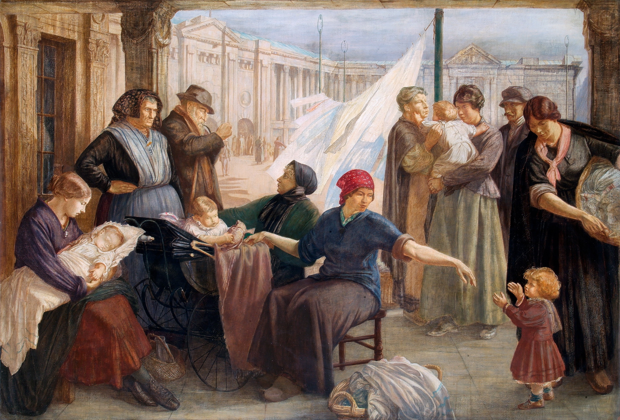 The War Refugees' Camp, Earl's Court 1918